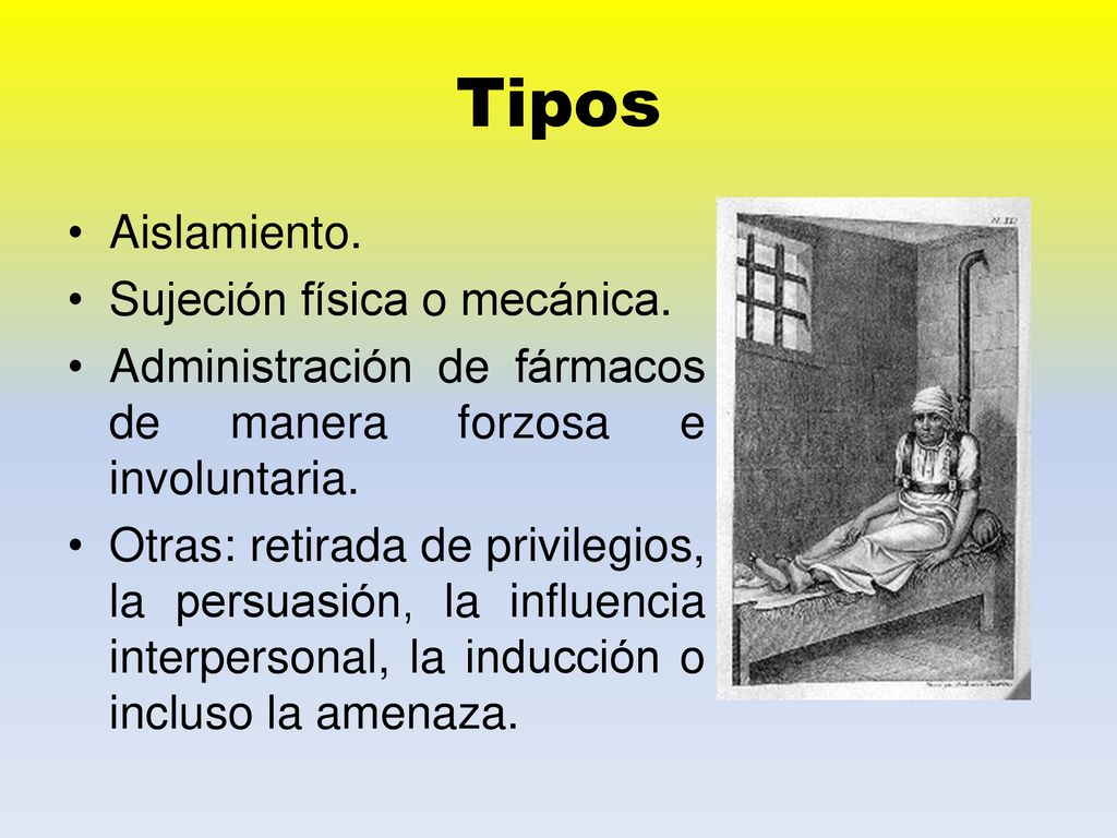 Tipos Aislamiento. Sujeción física o mecánica.
