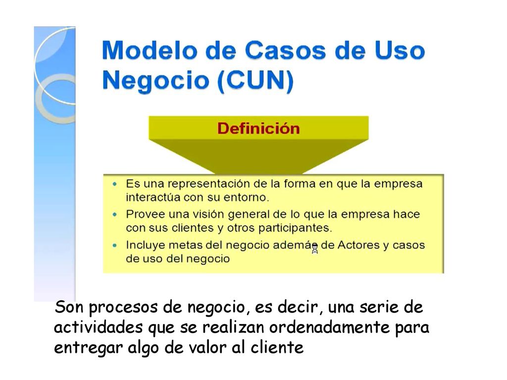 Son procesos de negocio, es decir, una serie de actividades que se realizan ordenadamente para entregar algo de valor al cliente