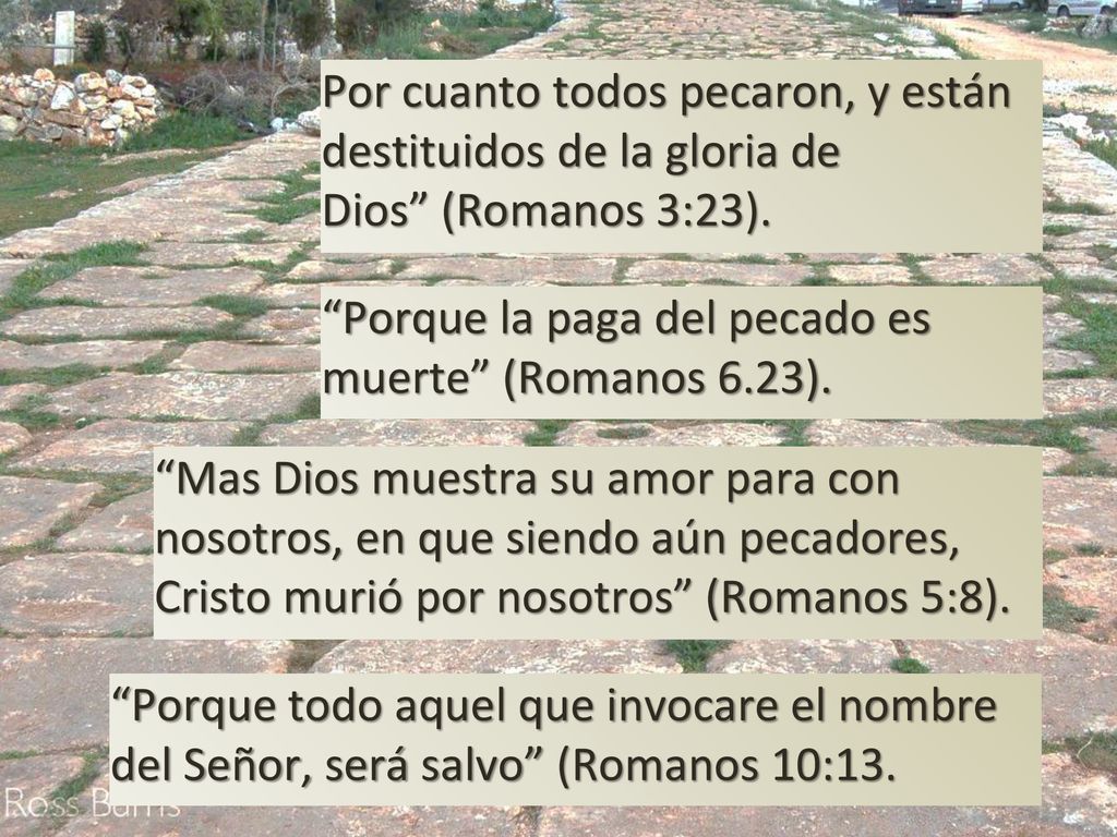 Por cuanto todos pecaron, y están destituidos de la gloria de Dios (Romanos 3:23).