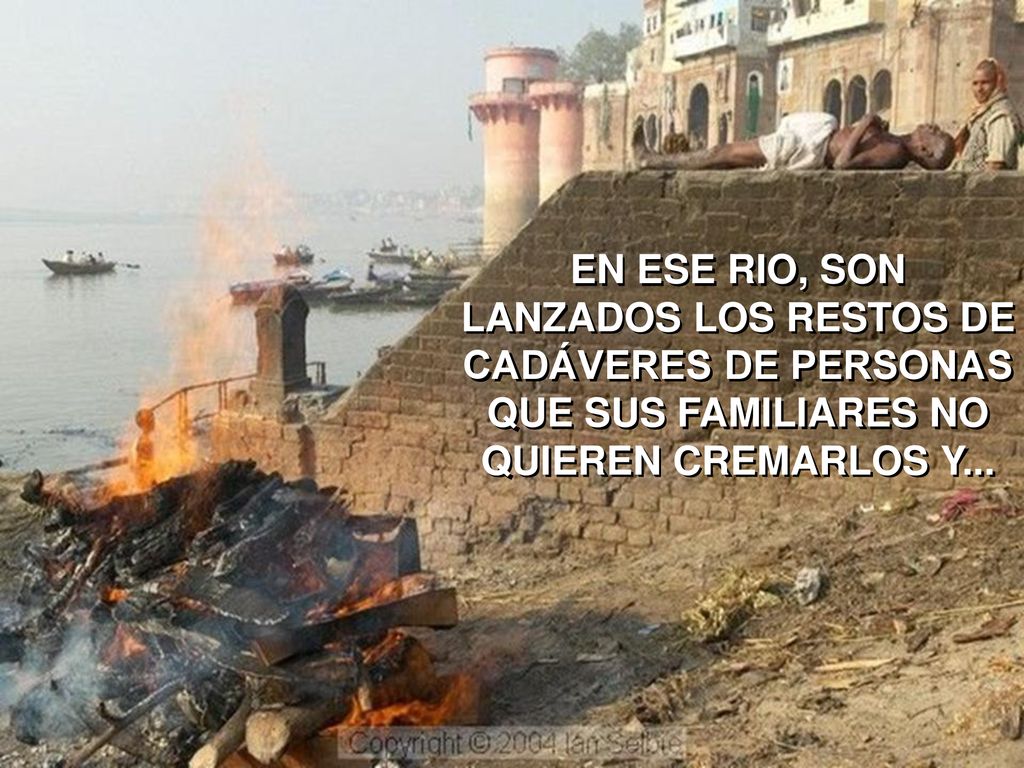 EN ESE RIO, SON LANZADOS LOS RESTOS DE CADÁVERES DE PERSONAS QUE SUS FAMILIARES NO QUIEREN CREMARLOS Y...