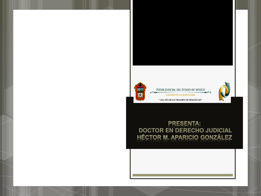 Presenta: DOCTOR EN DERECHO JUDICIAL Héctor M. Aparicio González