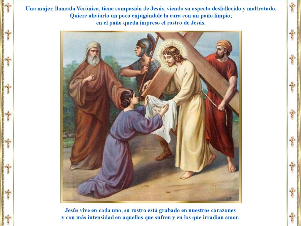 Quiere aliviarlo un poco enjugándole la cara con un paño limpio;
