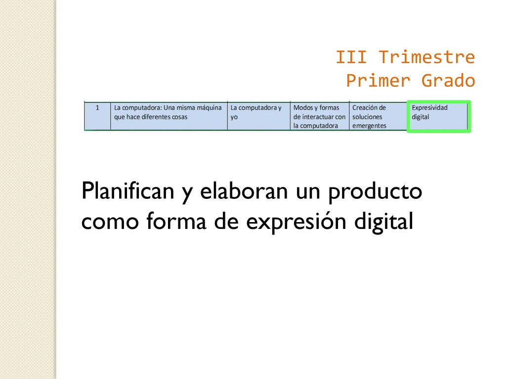 Planifican y elaboran un producto como forma de expresión digital