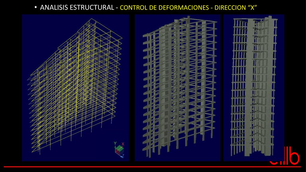 ANALISIS ESTRUCTURAL - CONTROL DE DEFORMACIONES - DIRECCION X