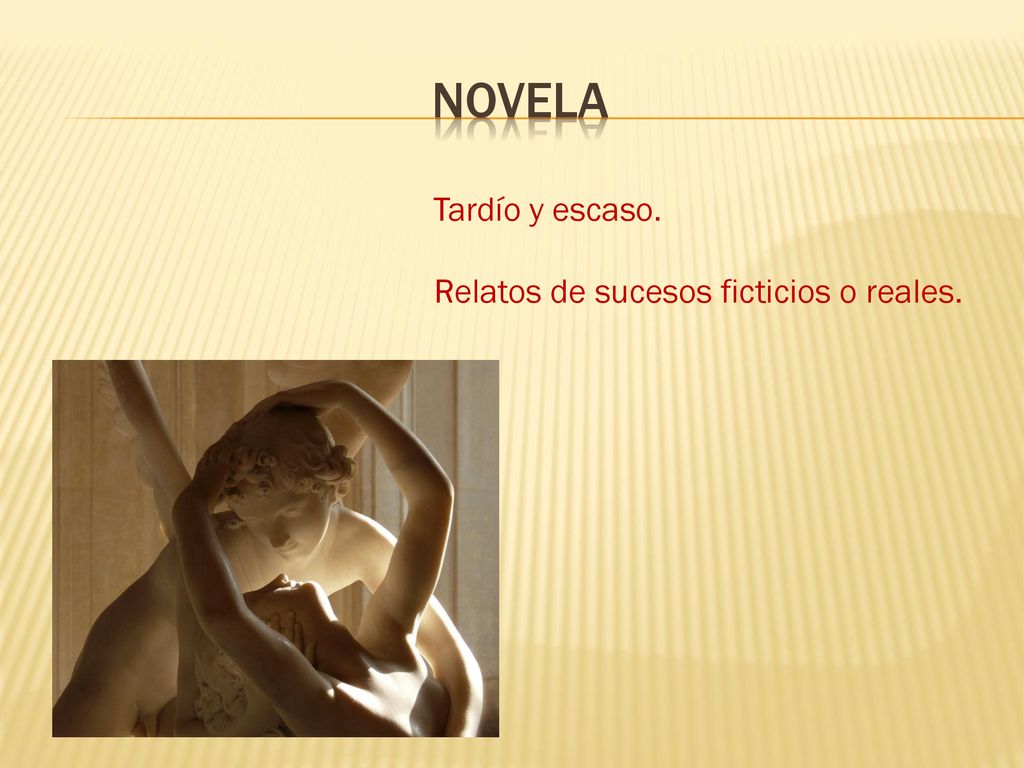 novela Tardío y escaso. Relatos de sucesos ficticios o reales.
