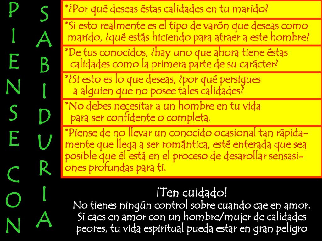 No tienes ningún control sobre cuando cae en amor.