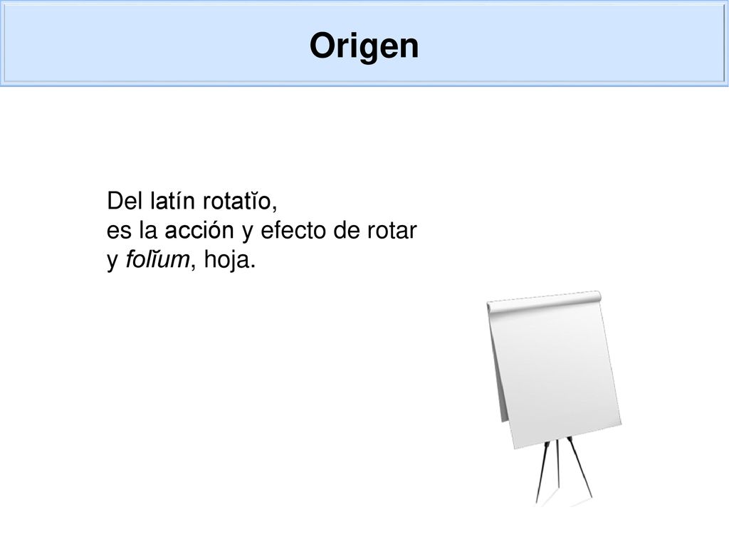 Origen Del latín rotatĭo, es la acción y efecto de rotar