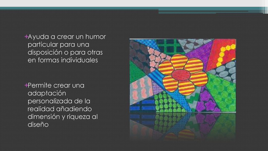 Ayuda a crear un humor particular para una disposición o para otras en formas individuales
