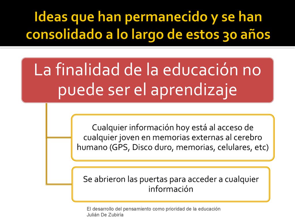 La finalidad de la educación no puede ser el aprendizaje