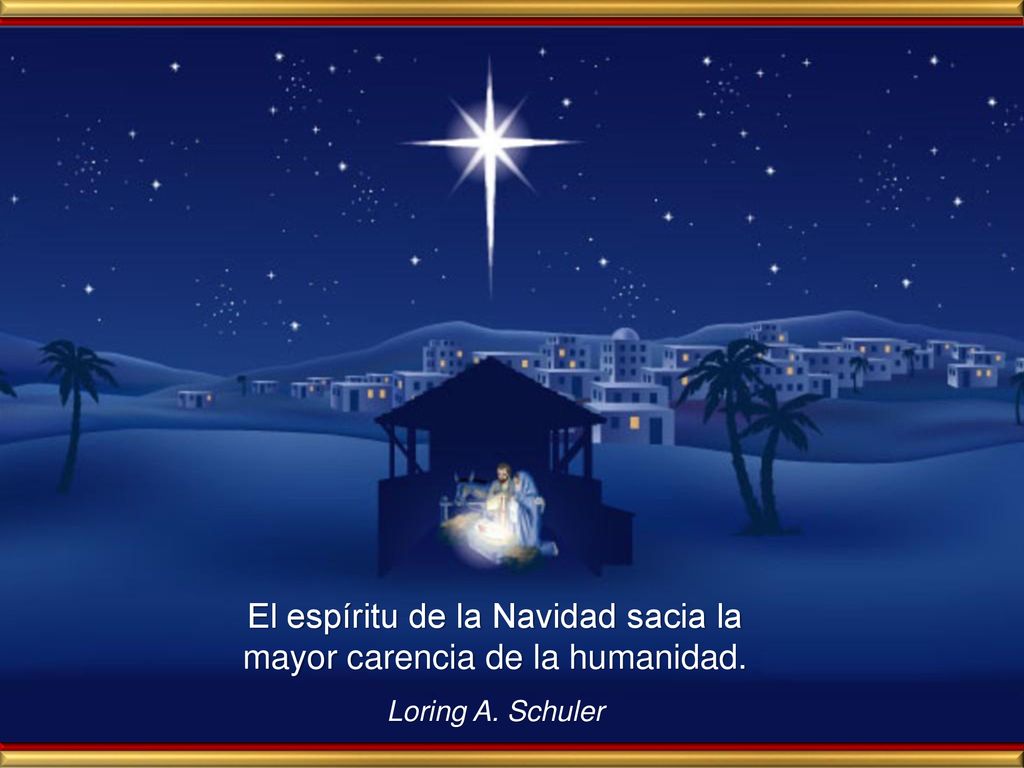 El espíritu de la Navidad sacia la mayor carencia de la humanidad.