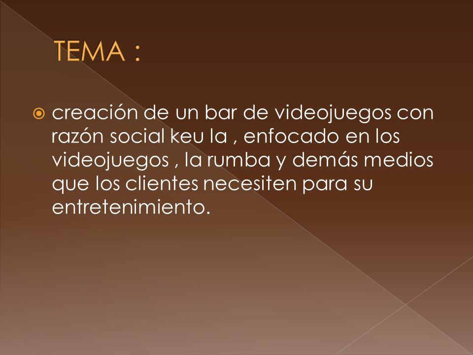 TEMA :