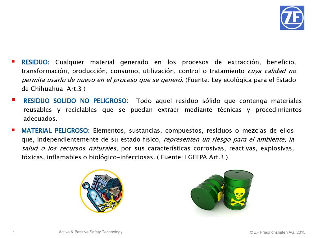 RESIDUO: Cualquier material generado en los procesos de extracción, beneficio, transformación, producción, consumo, utilización, control o tratamiento cuya calidad no permita usarlo de nuevo en el proceso que se generó. (Fuente: Ley ecológica para el Estado de Chihuahua Art.3 )