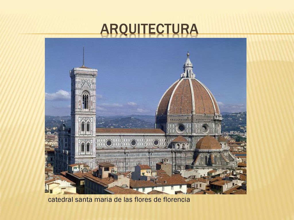 Arquitectura catedral santa maria de las flores de florencia