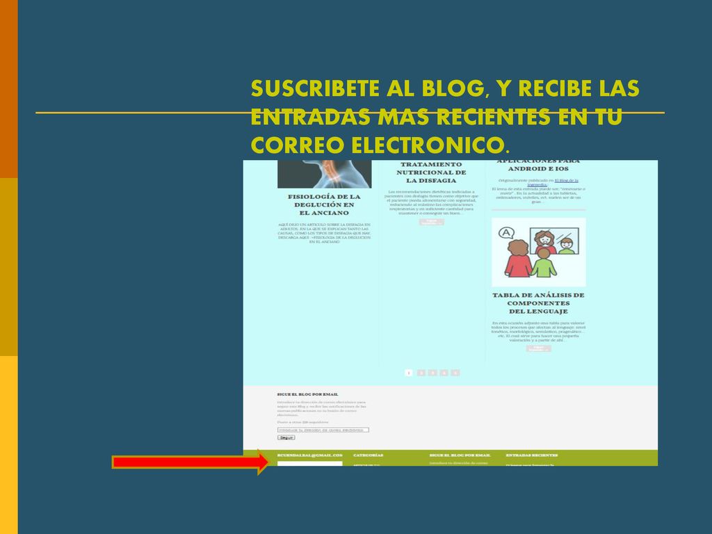 SUSCRIBETE AL BLOG, Y RECIBE LAS ENTRADAS MAS RECIENTES EN TU CORREO ELECTRONICO.