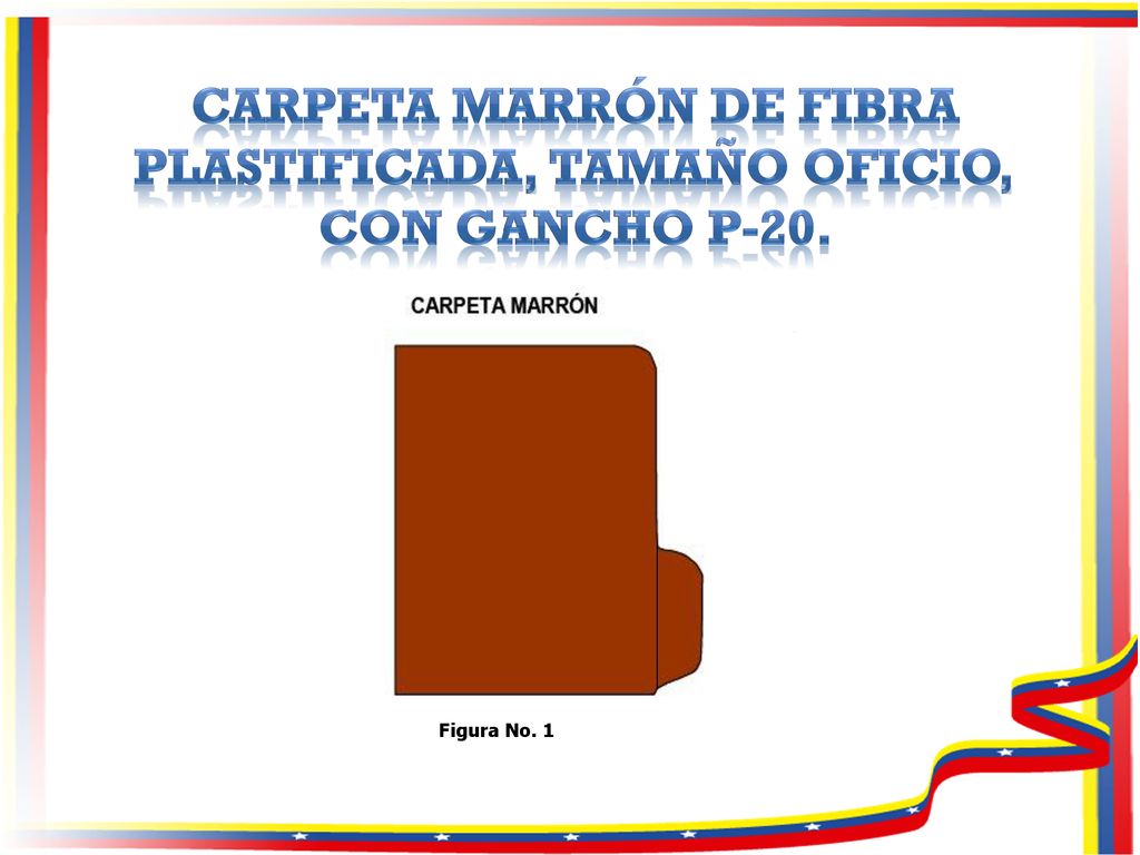Carpeta Marrón de Fibra Plastificada, tamaño Oficio, con gancho P-20.