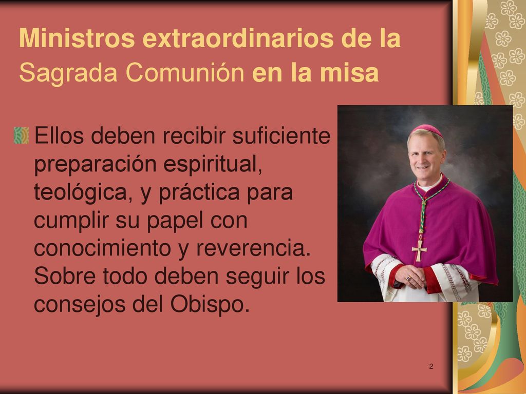 Ministros extraordinarios de la Sagrada Comunión en la misa