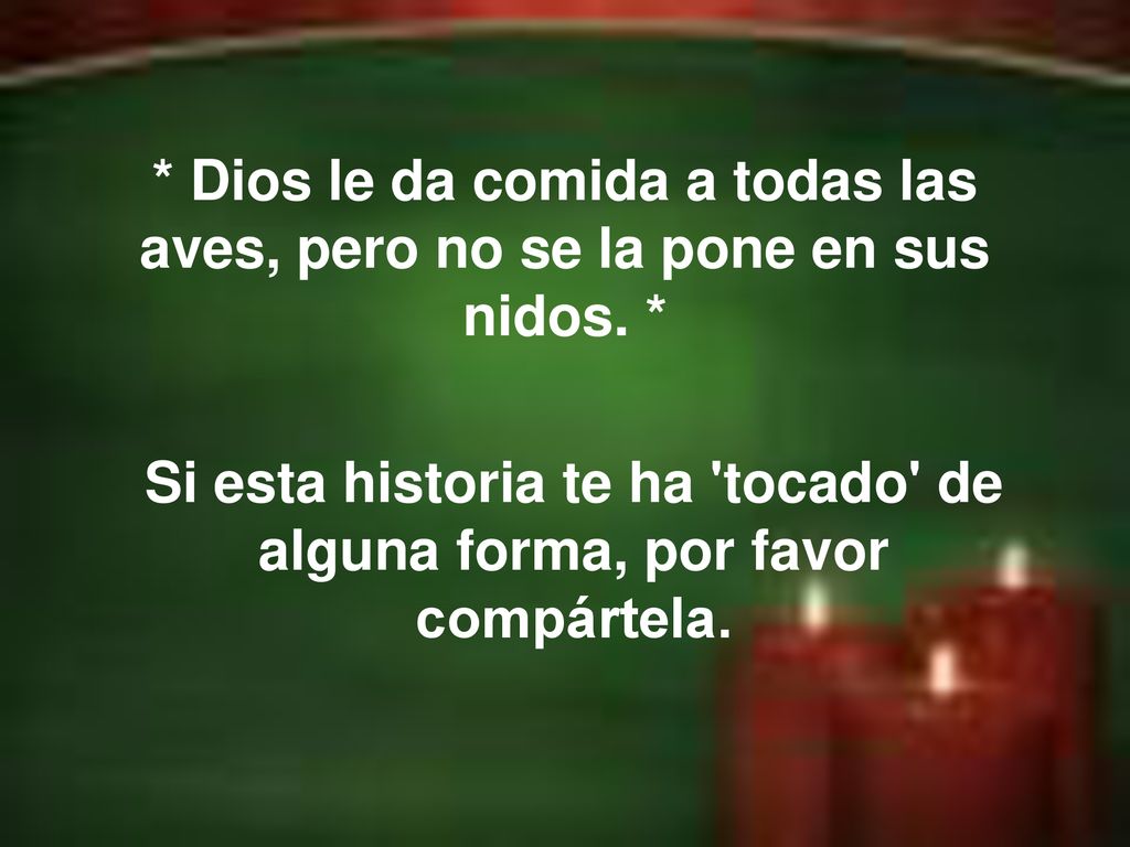 Si esta historia te ha tocado de alguna forma, por favor compártela.