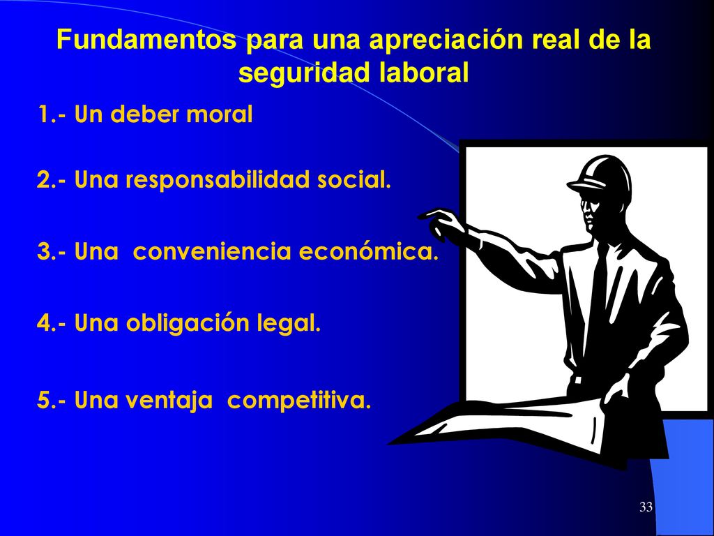 Fundamentos para una apreciación real de la seguridad laboral