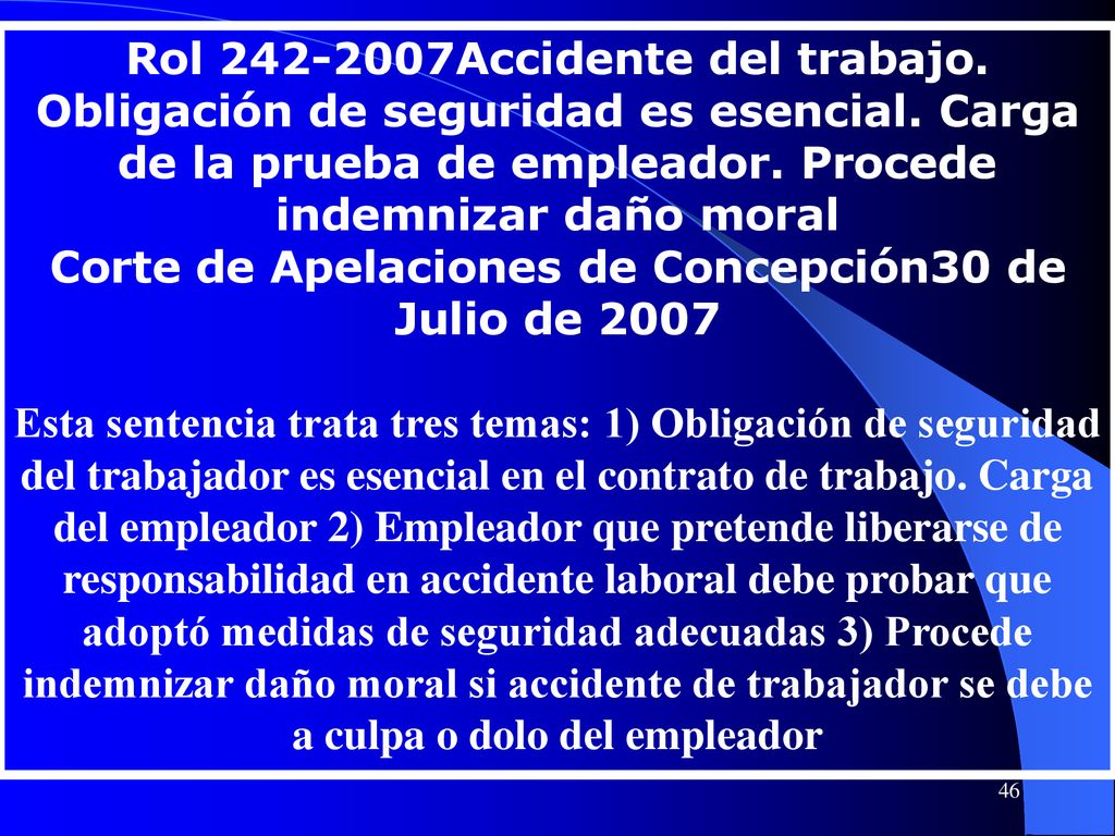 Corte de Apelaciones de Concepción30 de Julio de 2007