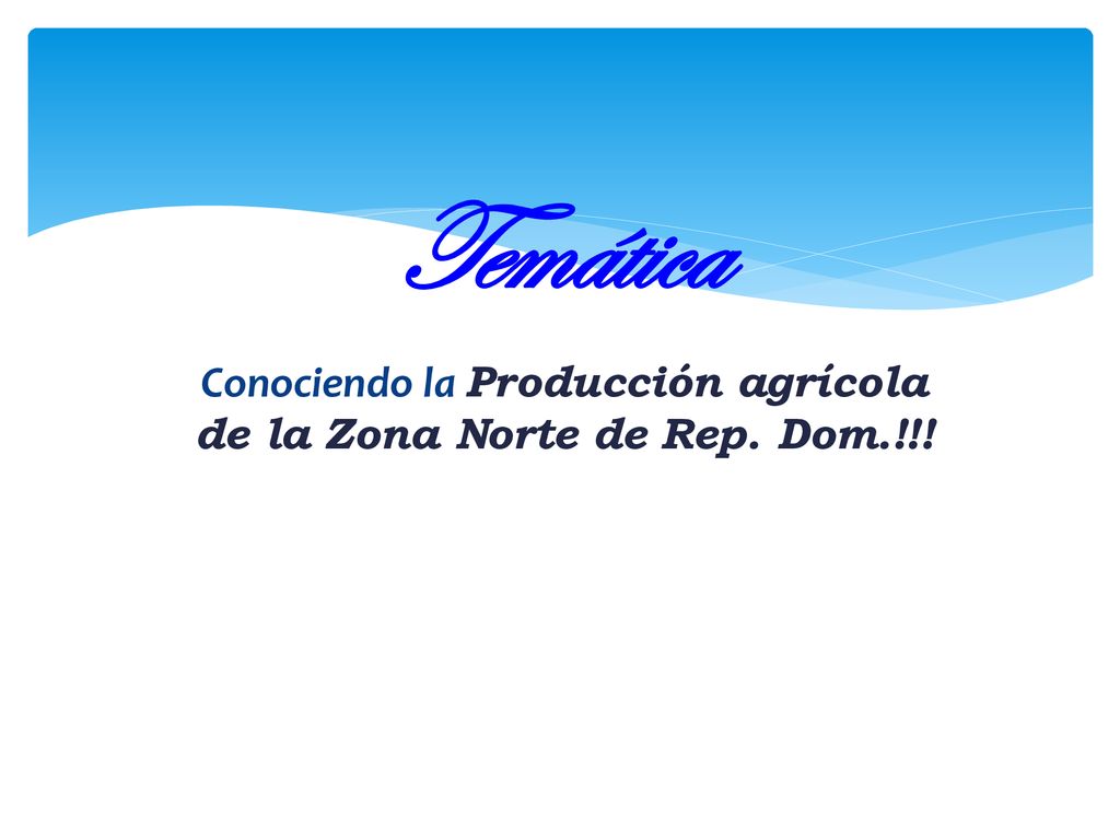 Conociendo la Producción agrícola de la Zona Norte de Rep. Dom.!!!