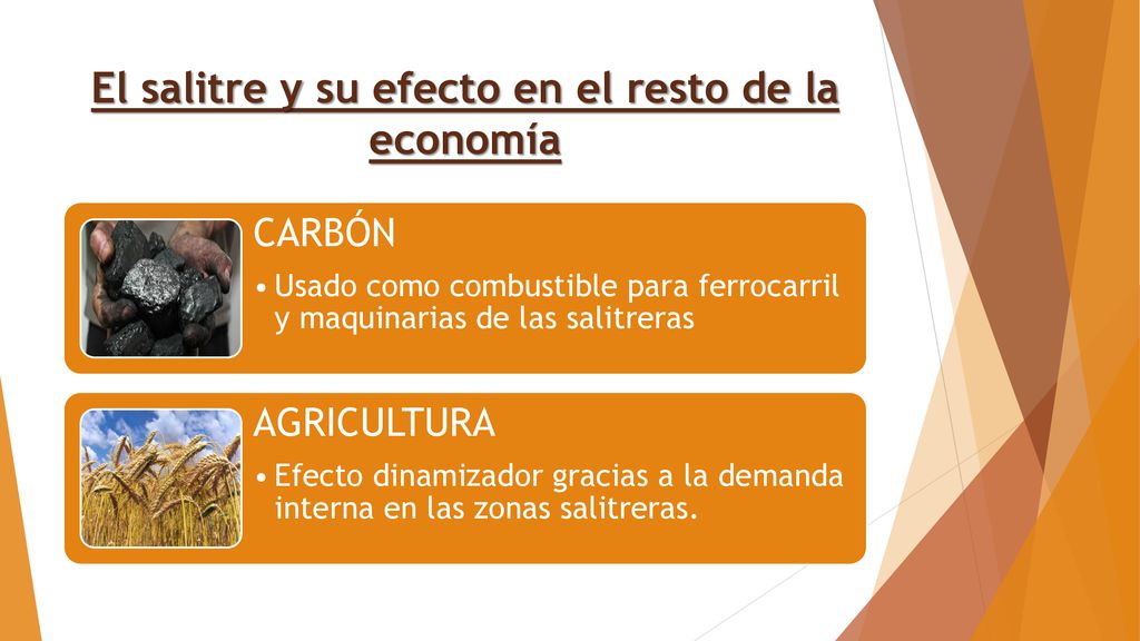 El salitre y su efecto en el resto de la economía