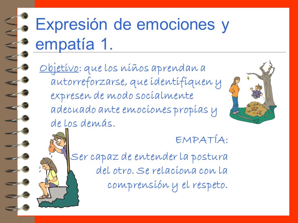 Expresión de emociones y empatía 1.