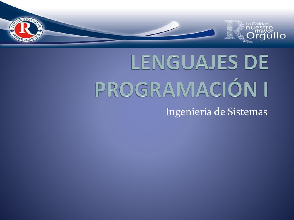 LENGUAJES DE PROGRAMACIÓN I