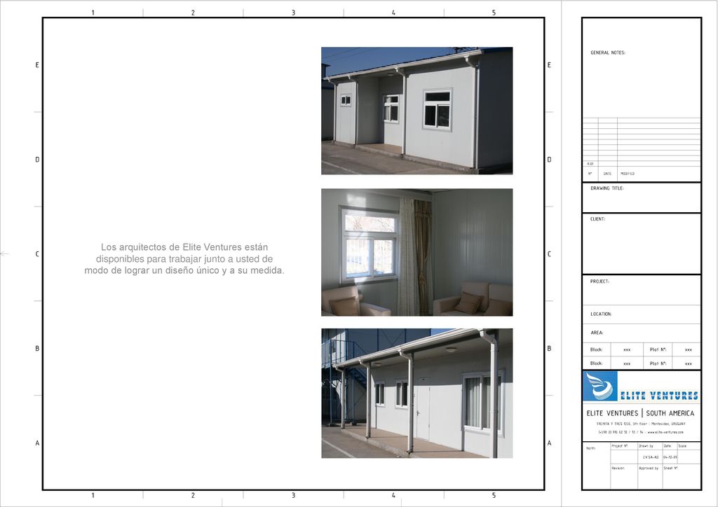 Los arquitectos de Elite Ventures están disponibles para trabajar junto a usted de modo de lograr un diseño único y a su medida.