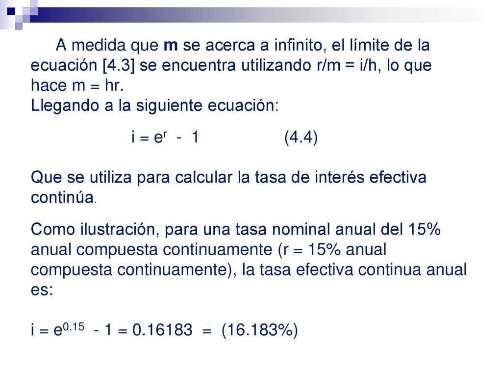 A medida que m se acerca a infinito, el límite de la ecuación [4