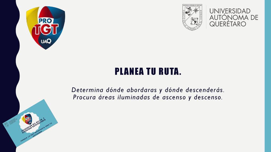 PlaneA Tu ruta. Determina dónde abordaras y dónde descenderás