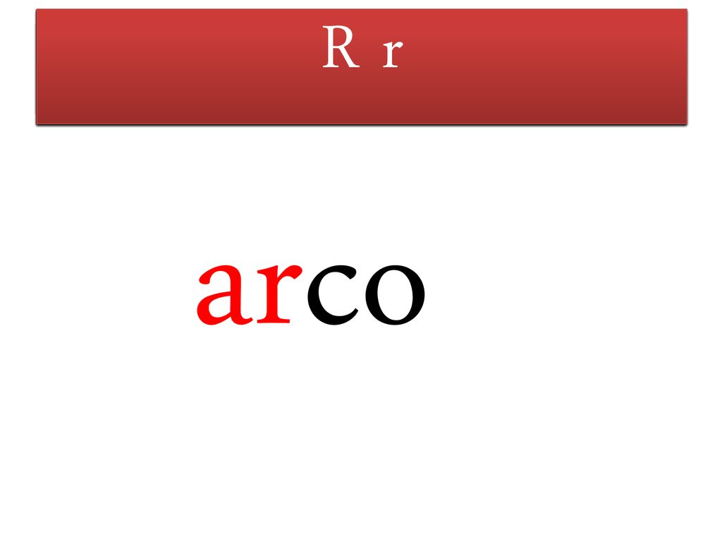 M m F f R r T t L l S s P p arco