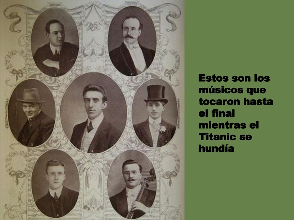 Estos son los músicos que tocaron hasta el final mientras el Titanic se hundía