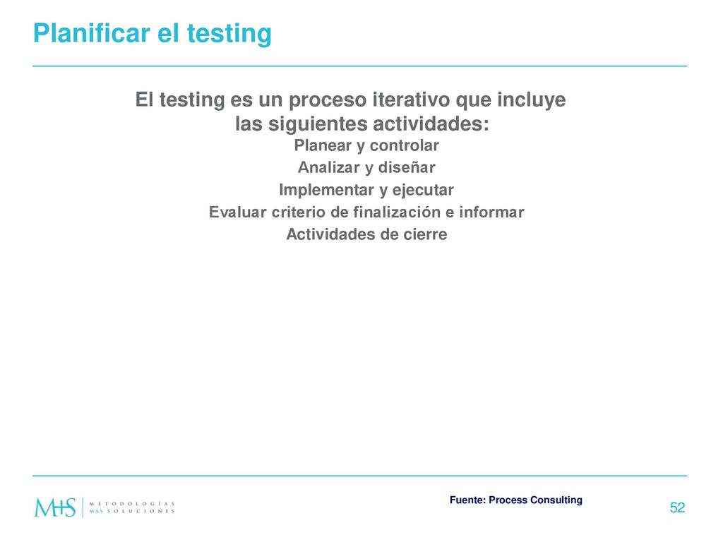 Implementar y ejecutar Evaluar criterio de finalización e informar