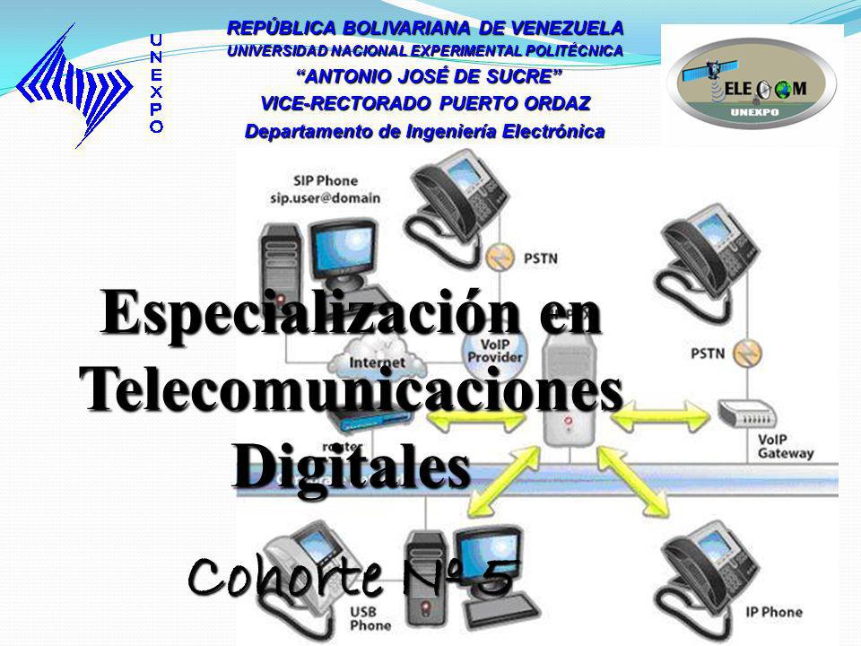 Especialización en Telecomunicaciones Digitales