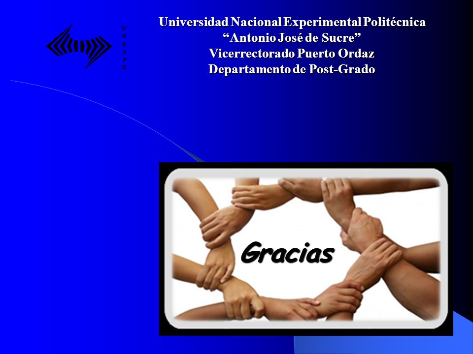 Gracias Universidad Nacional Experimental Politécnica