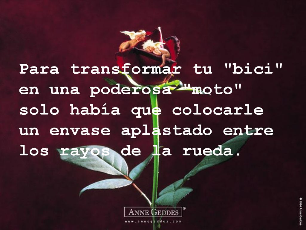 Para transformar tu bici en una poderosa moto solo había que colocarle un envase aplastado entre los rayos de la rueda.