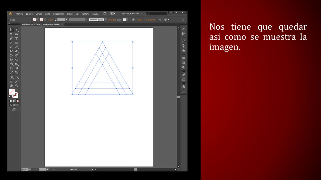 Nos tiene que quedar asi como se muestra la imagen.