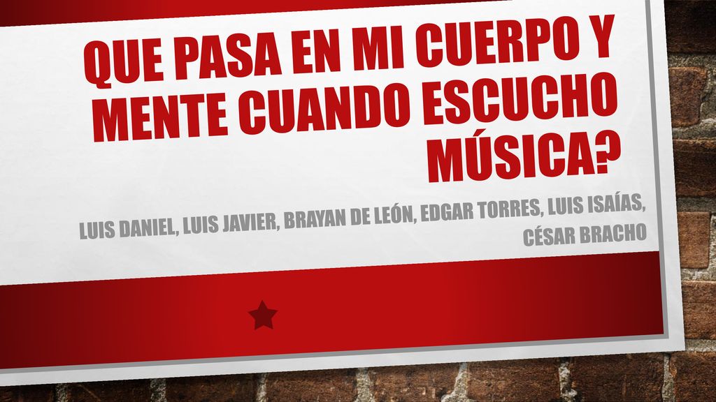 Que pasa en mi cuerpo y mente cuando escucho música