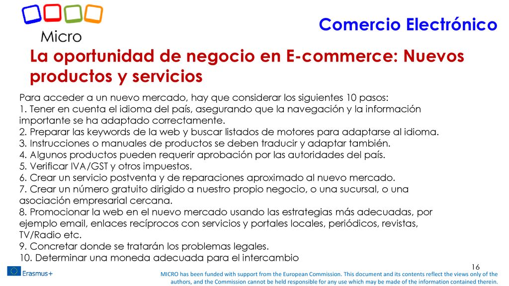 La oportunidad de negocio en E-commerce: Nuevos productos y servicios