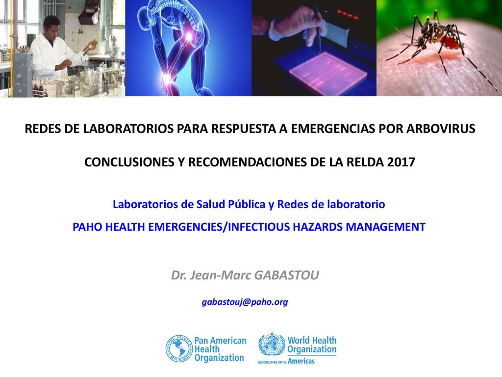 Redes de laboratorios para respuesta a emergencias por arbovirus