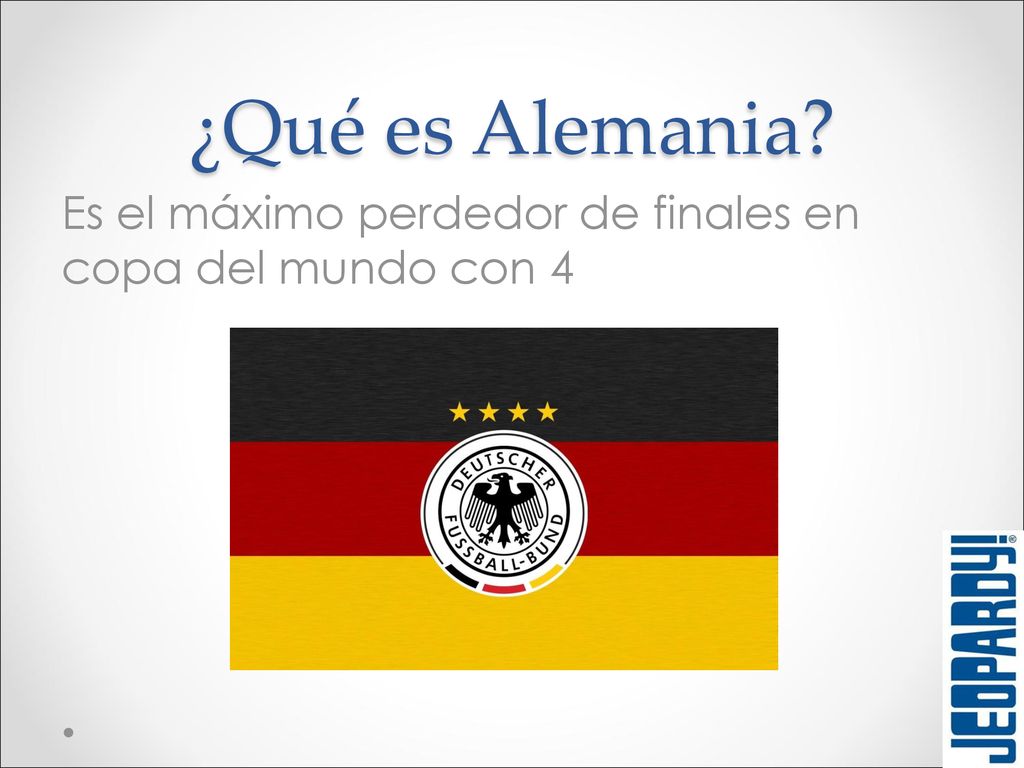 ¿Qué es Alemania Es el máximo perdedor de finales en copa del mundo con 4