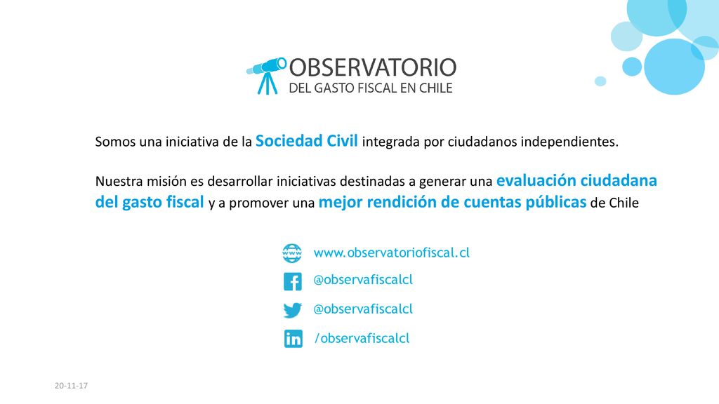 Somos una iniciativa de la Sociedad Civil integrada por ciudadanos independientes.