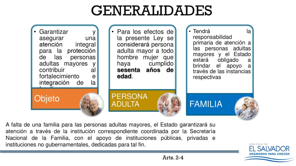 LEY DE ATENCIÓN INTEGRAL PARA LA PERSONA ADULTA MAYOR - ppt descargar