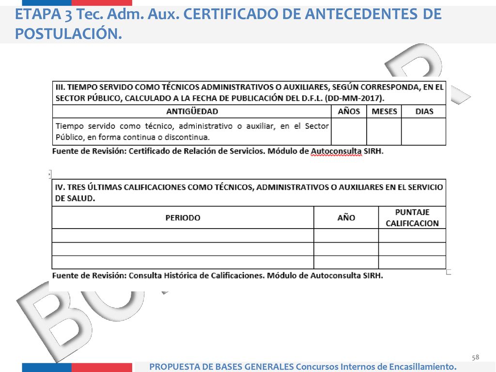 ETAPA 3 Tec. Adm. Aux. CERTIFICADO DE ANTECEDENTES DE POSTULACIÓN.