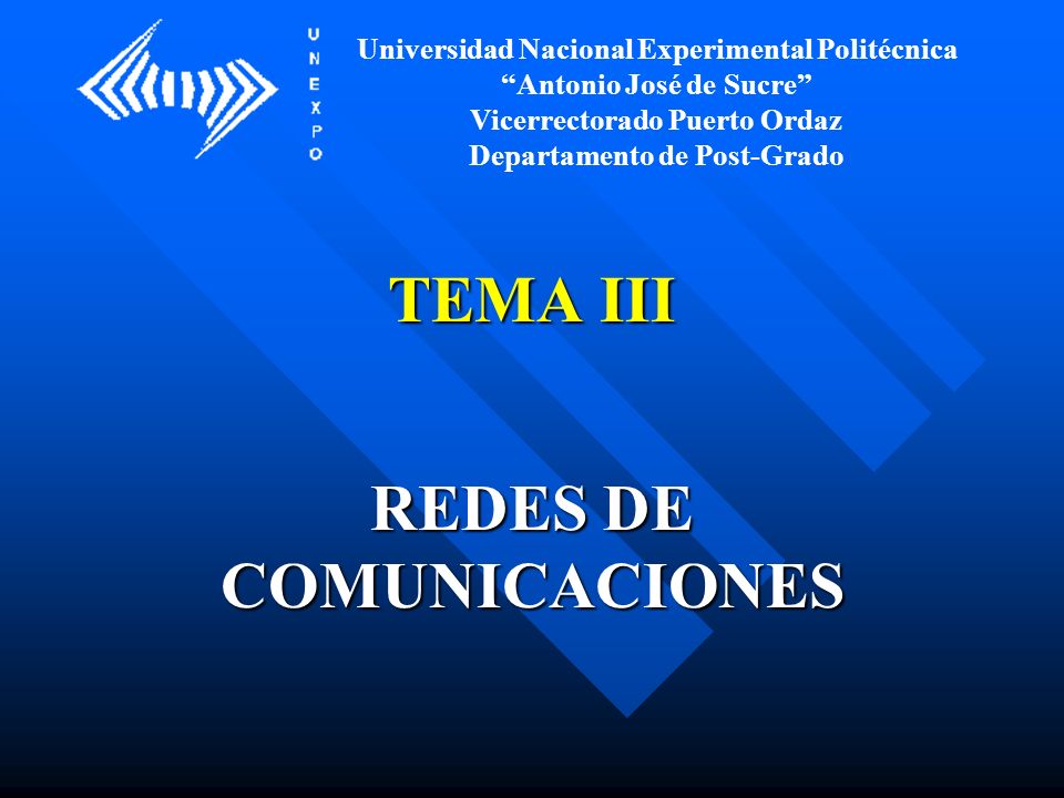 REDES DE COMUNICACIONES