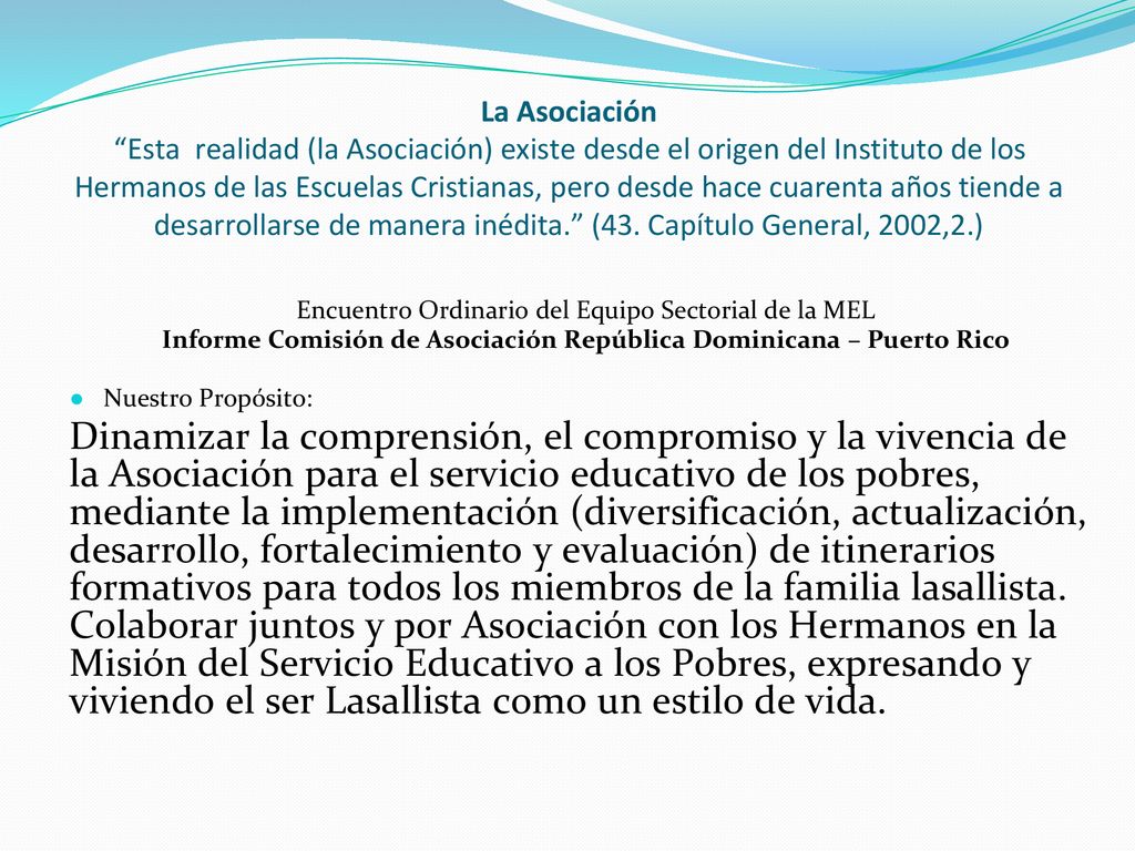 Informe Comisión de Asociación República Dominicana – Puerto Rico