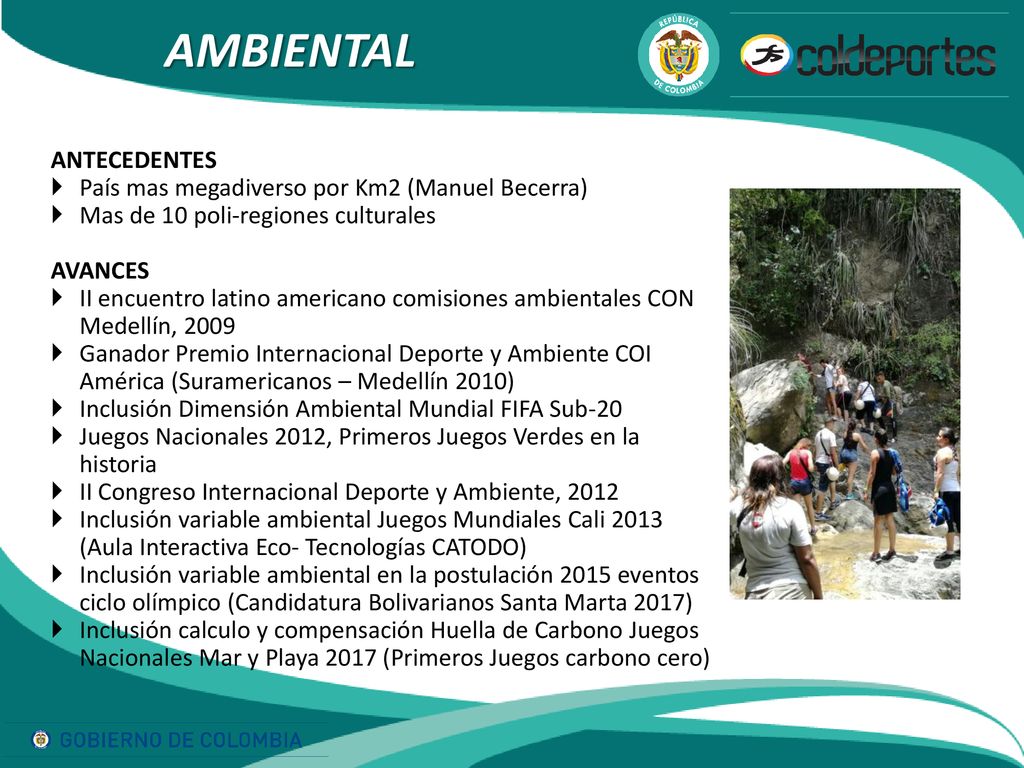 AMBIENTAL ANTECEDENTES País mas megadiverso por Km2 (Manuel Becerra)