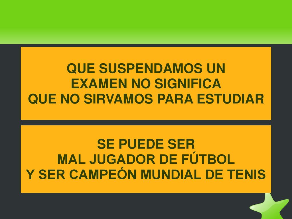 QUE NO SIRVAMOS PARA ESTUDIAR Y SER CAMPEÓN MUNDIAL DE TENIS