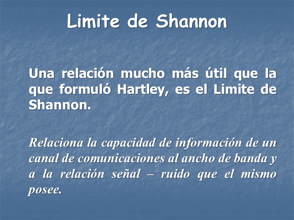 Limite de Shannon