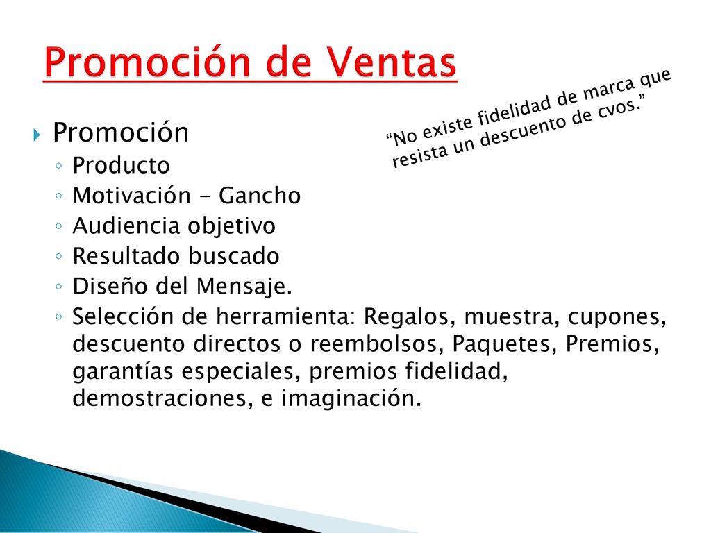 Promoción de Ventas Promoción Producto Motivación - Gancho